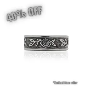 Italian Rose Spoon Ring