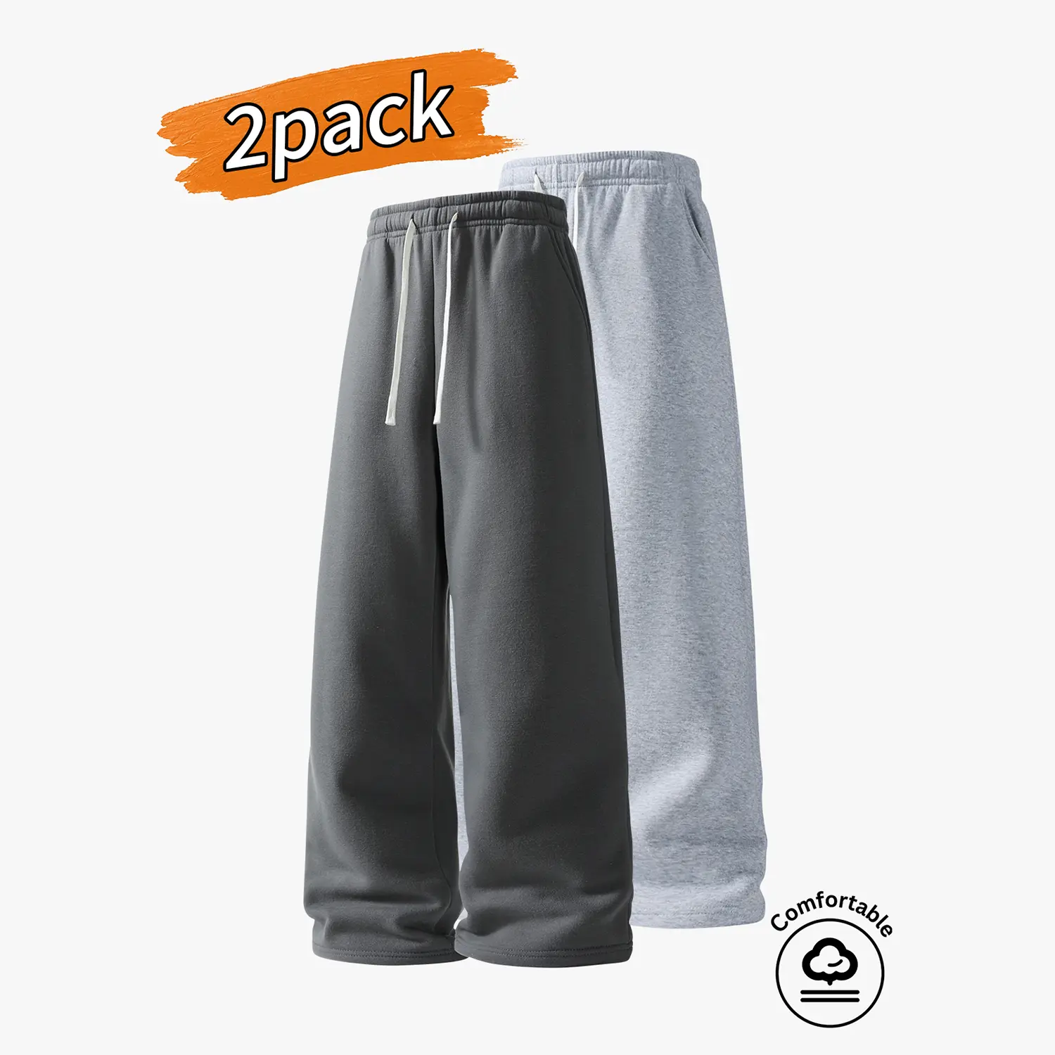 Dark gray + Light gray