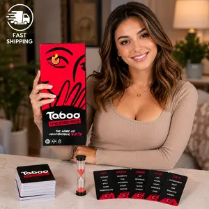 Taboo Party Board Game Ages 17+ | Word Guessing Game for Friends | 4+ Players | Fast-Paced Family & Party Game | Interactive Conversation Game | 20-Min Average Playtime