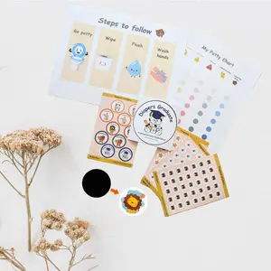 MyBeeBear Potty Training Chart Kit - Sticker Chart Kit - Early Education