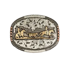 Crumrine Team Roper Tricolored Buckle C1001711