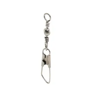 Mustad Barrel Swivels with Safety Snap