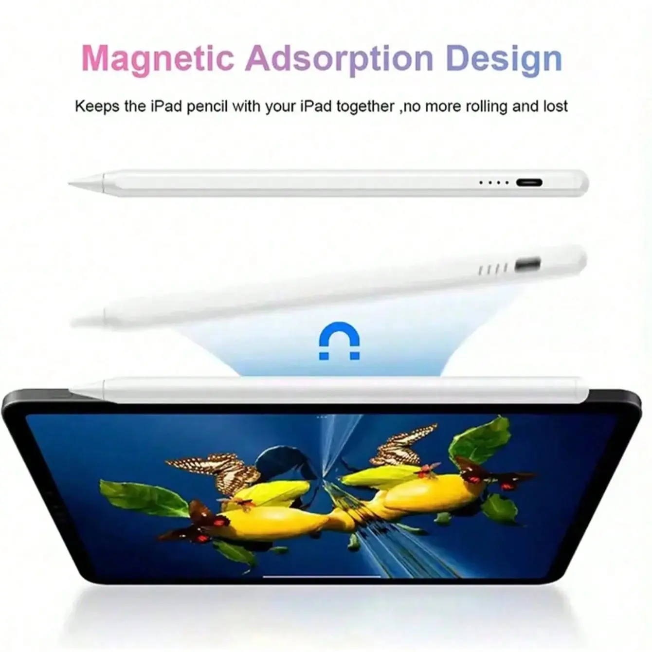 Aluminum Alloy Capacitive Touch Pen Compatible with iOS Android Windows Tablets Phones, Ideal for iPad Pro Air Mini, 5 Color Options