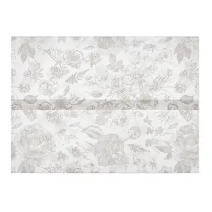 18x13cm Translucent Vellum Envelopes, 100 Pack Pre-Folded Jackets for 5x7 Cards – White Stamen Design for Wedding Invitations, Gift Wrapping & Craft Projects