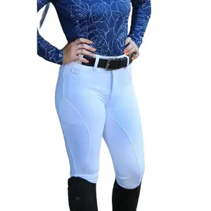 White Mid-Weight Winter Full Seat Breeches