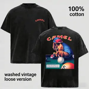 Vintage Washed T-Shirt 100% Cotton – Oversized Casual Tee for Men & Women, Everyday Essential.14