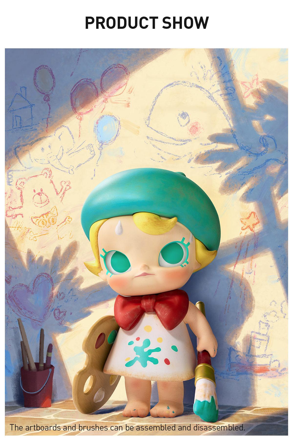 Baby Molly Future Painter Figurine