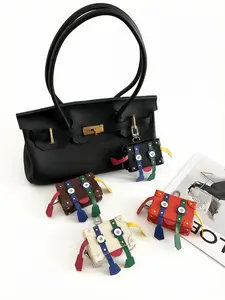 New Colorful Mini Robot Keychain, High-Value Earphone Key Ring, Wallet Charm, Cute Bag Accessory, Stylish and Practical Gift Idea
