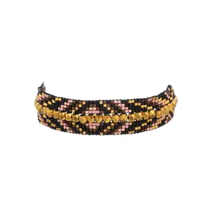 Handmade Miyuki seed bead bracelet handmade  crystal Japanese beads miyuki delica