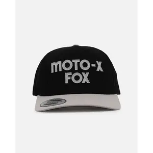 Fox Racing Moto-X Corduroy Snapback Black
