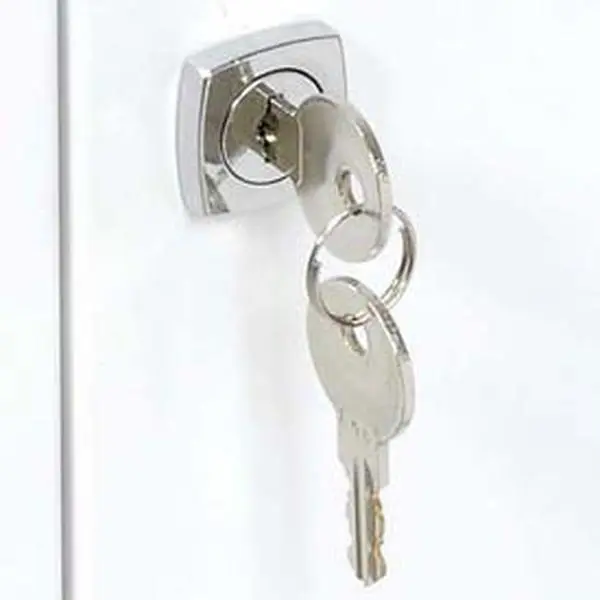Global Industrial RP9051 Padlock Replacement Keys for 269940 Model Medicine Cabinet, Keyed Padlocks Compatible, Set of 2, Padlock Keyed Padlocks