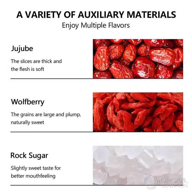 Sweet Soup with Osmanthus, Tremella and Rice Wine 90g( 6pcs×15g)With Osmanthus,Snow Fungus,Rock Sugar,Jujube,Wolfberry,Sticky Rice Sweet Soup with Osmanthus, Tremella and Rice Wine 90g( 6pcs×15g)With Osmanthus,Snow Fungus,Rock Sugar,Jujube,Wolfberry,Sticky Rice