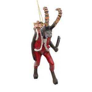 Evil Krampus Holiday Havoc Halloween Christmas Scary Ornament of Nightmares
