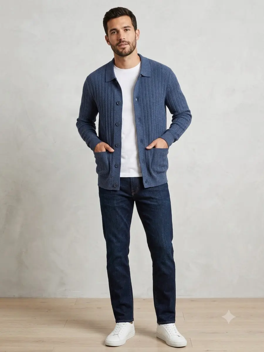 Goodfellow & Co Men's Solid Shawl Collar Cardigan, Button-Front Knit Top with Pockets | Menswear, Knitwear, Tops