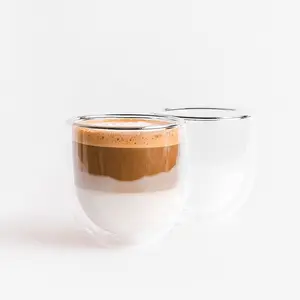 Solei Dawn Cup — 8.4 oz Double Wall Glass Cup