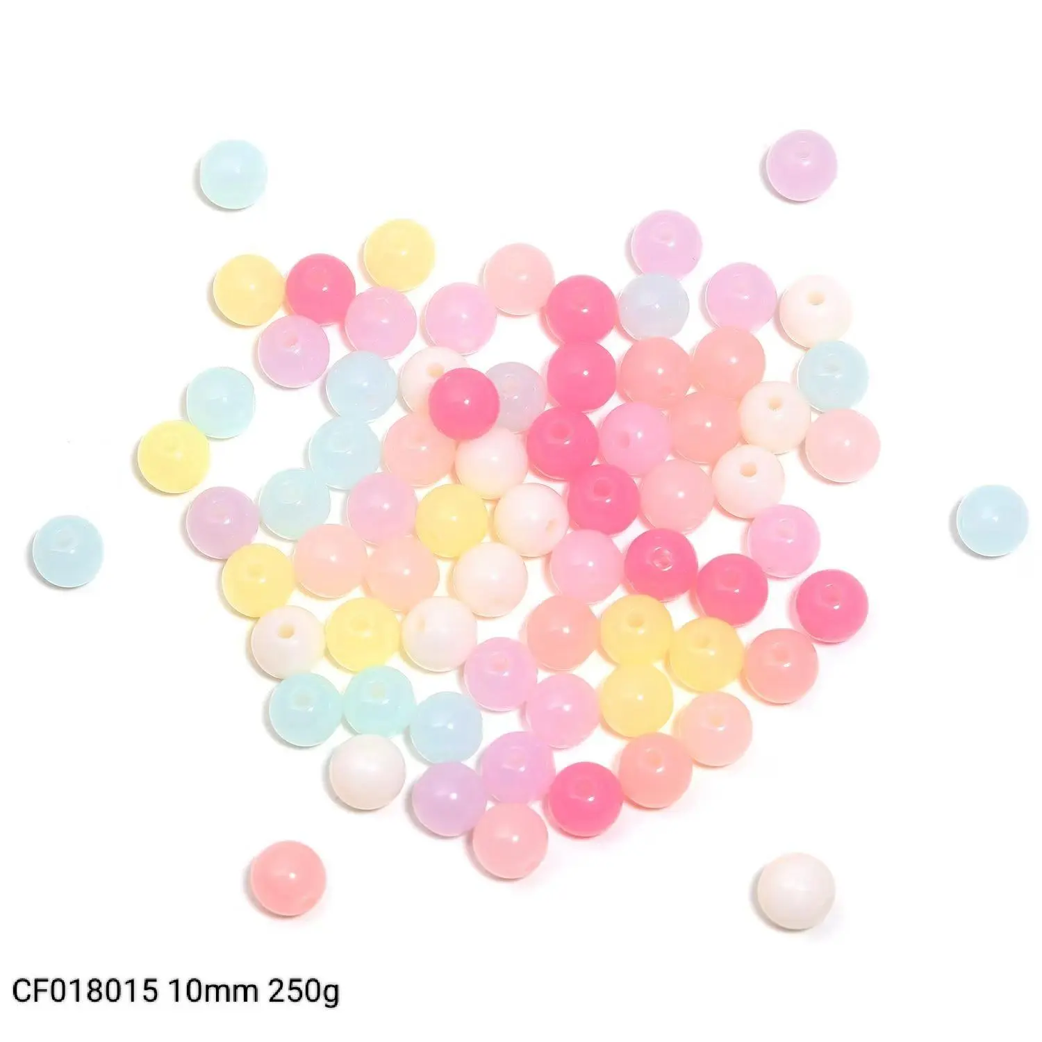 CF018015 10mm 250g candy color mix