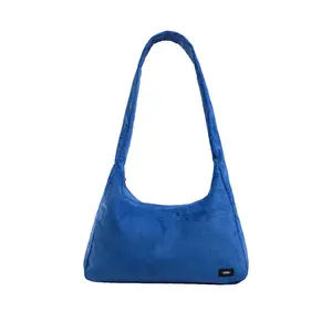 VANS Gotsman True Blue Men's Crossbody Messenger Bag - Cotton Shell, Worn-In Finish, Spacious Hold, Zipper Closure, Shoulder Straps