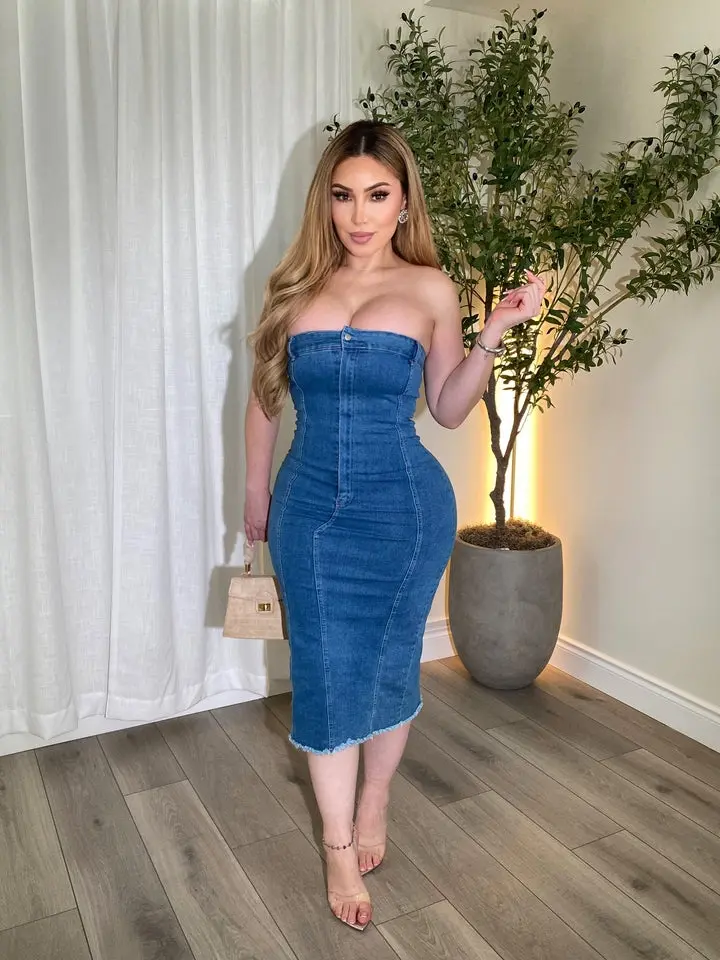 Sophie Dark Denim Dress Sophie Dark Denim Dress