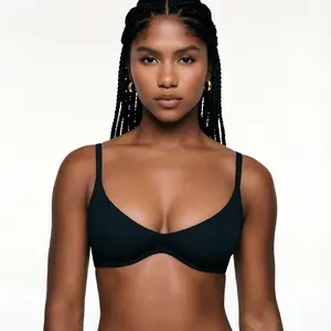 Smooth Wireless Bra, Lightly Lined Breathable Bralette, Minimalist Comfort Everyday Bra, Tummy Control & Shapewear Push Up Bralette for  minimizer balconette seamless butt enhancer fashion soft intention