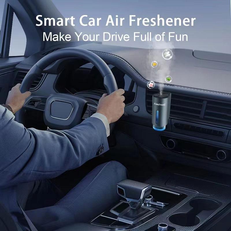 Featwell Car Air Fresheners - 3/6*10ml Natural French Perfume Lasts 45 Days, Portable Waterless Car Diffuser Air Freshener Car Aromatherapy Diffuser
