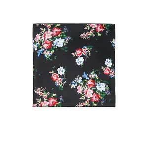 Frankies Bikinis Josie Chiffon Head Scarf in Bouquet