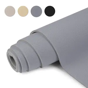 Synthetic Vinyl Upholstery Leather Fabrics Multi-color Auto Headliner Fabric Auto Roof Repair Upholstery Material –  60" Flat Knit, 1/8" (3mm) Foam Backed, Sold by the Yard, for Car Roof Liner Repair & Automotive Upholstery ceiling Suede Backing with