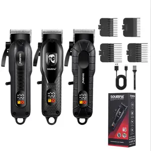 Professional Electric Hair Clipper, LCD Display Hair Trimmer, Hair Cutting Kit, Haircut Machine, Great for Men Stylists Barber Barbershop Salon Home Use