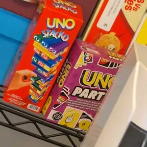 Hot Sale Stacko UNO Card Board Games Family Entertainment Poker Party Early Education Puzzle Stackoed Toy Playing Cards Family Fun Game Birthday Gift