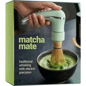 Matcha Mate Electric   Whisk - Traditional Whisking with  Precision - Rechargeable Portable  Frother, Stirrer, Mixer, Making Machine Set Accessories Kit -  ( Set)