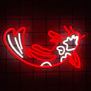 Koi Fish Neon Sign Japanese Fish Led Neon Fish Neon Signs for Wall Decor  USB/Switch Neon Light Signs for Bar Office Fishroom Kitchen Aarea Koi Pond USB Powered Easy to Hanging.