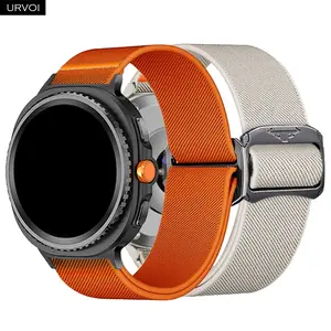 URVOI Elastic Nylon Watch Band for Samsung Galaxy Watch8 & Watch8 Classic, Modern Design, Easy Replacement, Fits 40mm/44mm/46mm Models