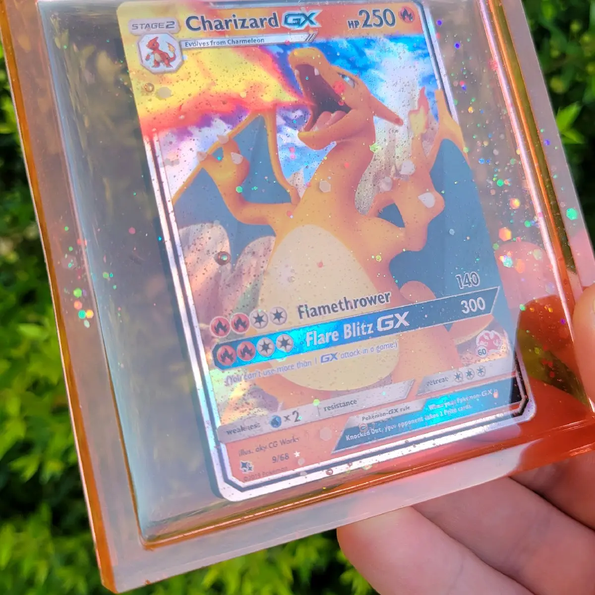 Handcrafted Charizard Resin Coaster