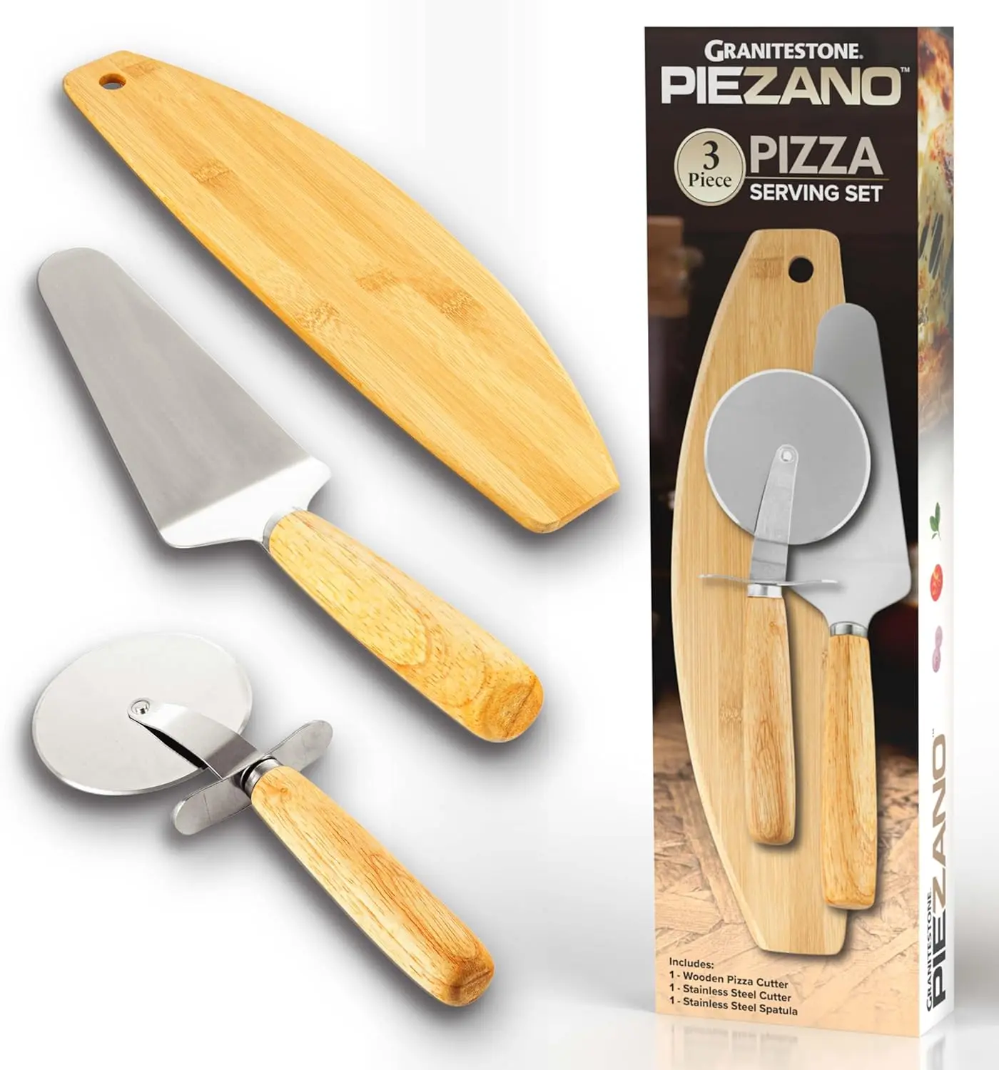 Piezano Pizza Oven 3pc Serving Set Piezano Pizza Oven 3pc Serving Set