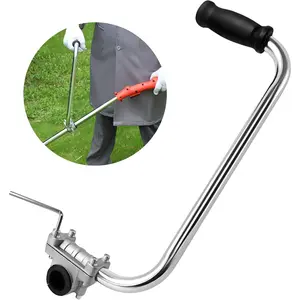 Ergonomic Trimmer Handle, String Trimmer Handle with Bracket Clip, Weed Wacker Handle Extension, Trimmer Handle for Landscaping and Landscaping