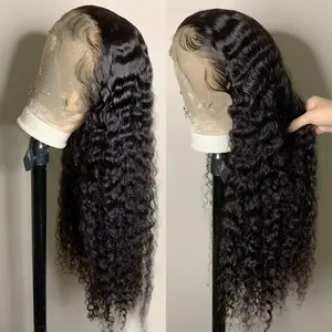 Bling Hair Deep Wave 13x6 Lace Frontal Wig Hd Lace Wigs On Sale 13x4 Curly Wave Human Hair Wig 30 32 Inch Lace Front Wig For Women