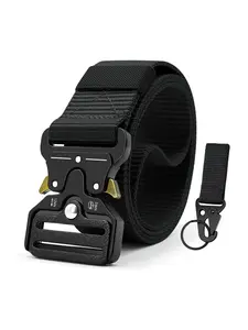Tactical Belt for Men, 1pc Military Nylon Web with Heavy Duty Quick Release Metal Buckle