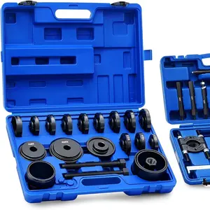 Orion Motor Tech 38pc 2-in-1 Bearing Press Kit, Front Wheel Bearing Removal Kit with Sliding Screws Sleeves, 5 T Wheel Bearing Separator Puller Set with 2" & 3" Jaws, Bearing Puller Tool Set with Case Repair Toolkit, Limited Time Deal
