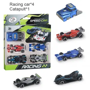 5pcs Model Racing Cars, Made of Abs Material, Sports Car Toy, Sliding Simulation Racecar, Transmitter Equipped, Cool Gifts for Kids