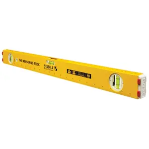 Stabila  24 in. & 3 Vial Type 80A-2 Aluminum Measuring Stick Box Frame Level