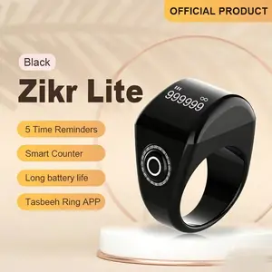 tasbih Ring Islamic Gift Electronic Zikir Counter Smart Ring App Control Smart Tasbih Azan Alarm Clock