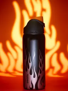 Owala UO Exclusive FreeSip 32 oz Water Bottle Chrome Inferno