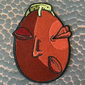 3.5" Behelit Embroidered Iron on Patch