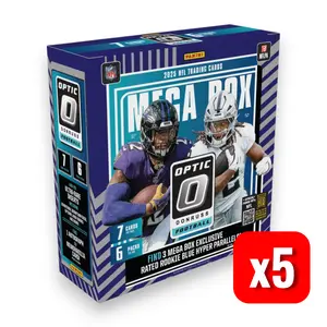 PYT BREAK No.44 | 5 Donruss Optic NFL Mega Boxes (FIRST FIVE BOXES OF NEW CASE)