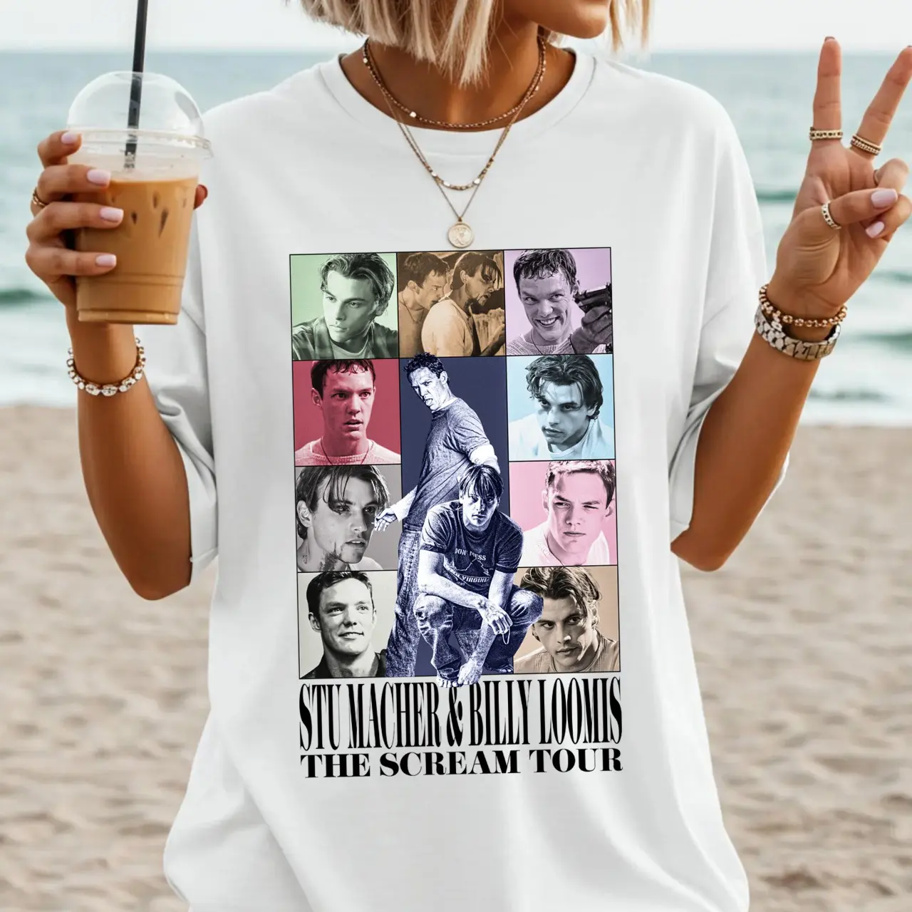 Stu and Billy Scream Scream Movie Tour Shirt
