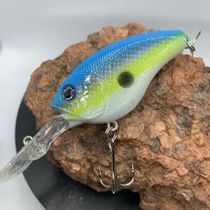 Mayhem Custom Painted 2.5 Square-Bill Medium Diving Flat Crankbait Sexy Shad