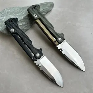 Folding Knife Outdoor Drop Point High Hardness Folding Knife Hiking Fishing S35V Portable Multifunctional EDC