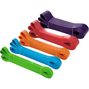 Pull Up Assistance Bands, Set of 5 Heavy Duty Resistance Bands for Men & Women, Natural Latex Exercise Bands for Pull-Up Progression, Home Workout, Strength Training, Mobility & Stretching