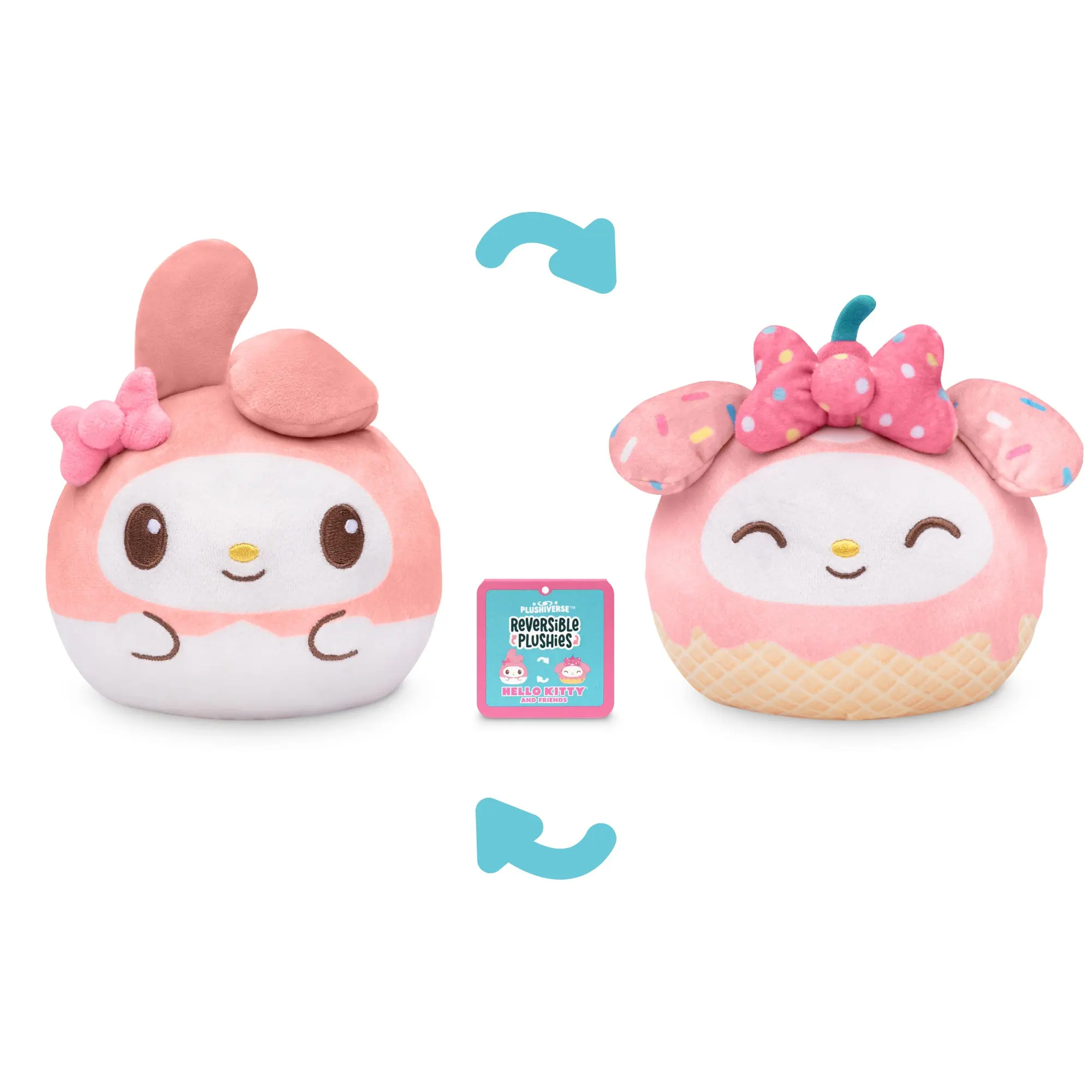 My Melody Ice Cream Cone 4” Reversible Plushie My Melody Ice Cream Cone 4” Reversible Plushie