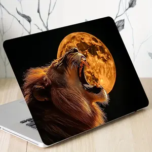 Lion Pattern Laptop Sticker, Self-adhesive DIY Decorative Sticker, Laptop Decorative Accessories for HP, Dell, Lenovo, Macbook, Asus
