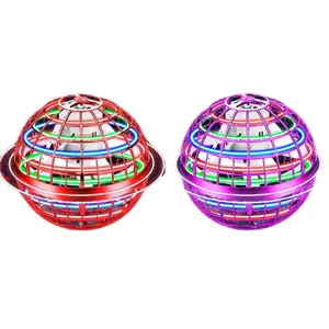 2023 Flying Orb Ball for Kids Adult, Hand Control Boomerang Ball, Flying Spinner Wheel Mini Drone, Hover Flying Ball Toy with LED Light, Drone Ball with Endless Tricks, Boy Girl Gifts